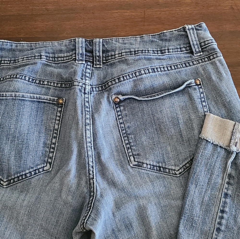 Elle cropped denim jeans